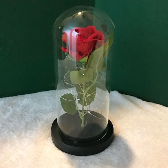 Just For You Eternal Preserved Rose In Glass Dome Happy Mothers Day Anniversary - Picture 2 of 13